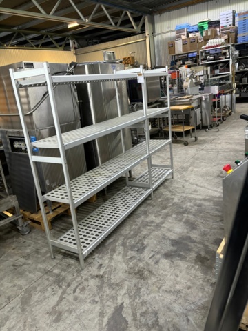 898622-1 Food shelf for fridge/freezer alternatively dry storage of very high quality. About 205x35x160 cm