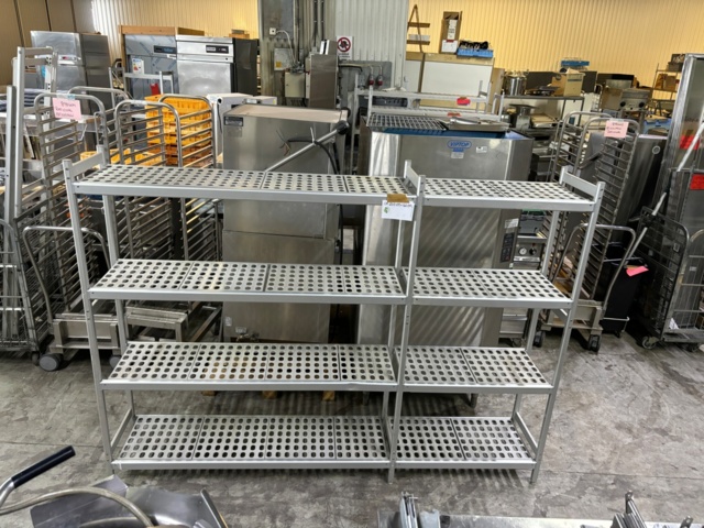 898622-3 Food shelf for fridge/freezer alternatively dry storage of very high quality. About 205x35x160 cm