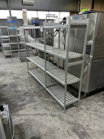 898622-4 Food shelf for fridge/freezer alternatively dry storage of very high quality. About 205x35x160 cm