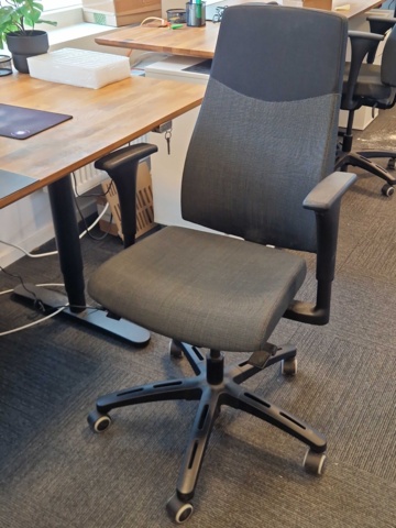 1153980-3 Adjustable desk, chair, monitor and more