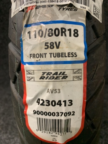 1154682-3 MC-däck Avon Trailrider AV53 110/80R - 18