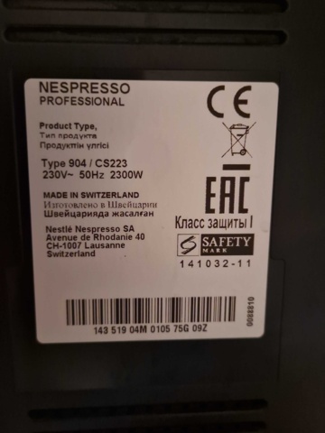 1154026-3 Capsule machine Nespresso Gemini 220