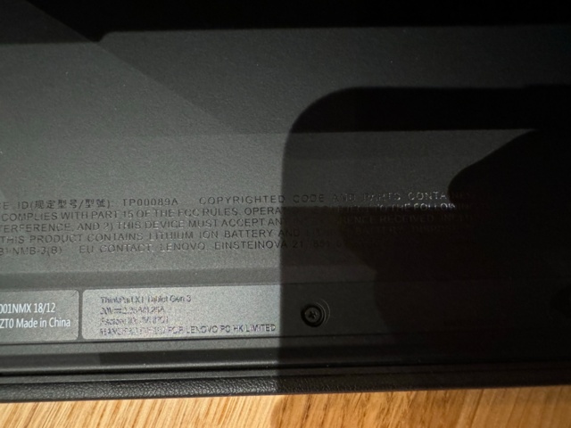 1154948-5 Thinkpad X1 Tablet Gen 3