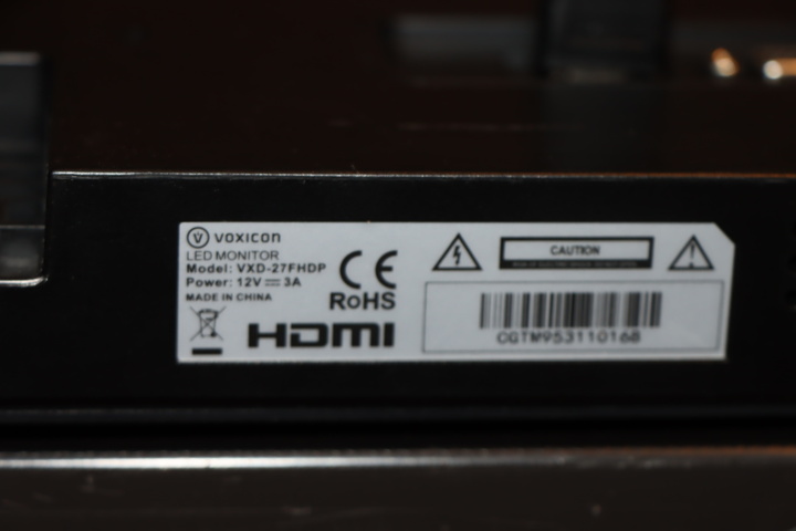 1034457-4 LED monitor/Screen 27 inch Voxicon