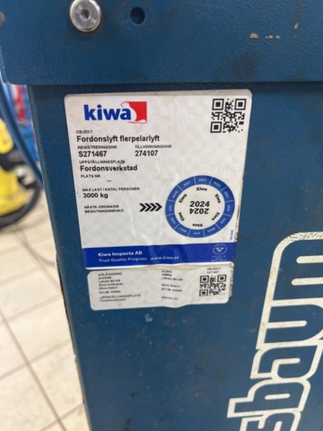 1117017-5 Scissor lift Nussbaum Jumbo-Lift II NT - 3Ton - 2007