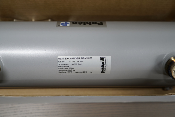 1030528-2 Phalén titanium heat exchanger 28kW