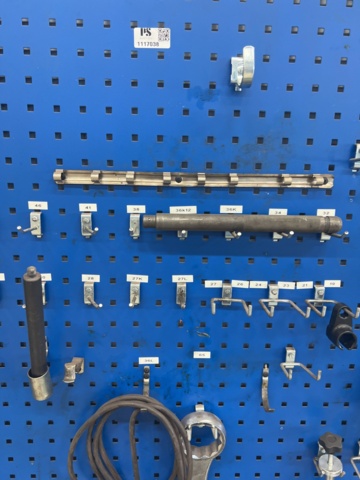 1117038-7 Tool boards with various special tools