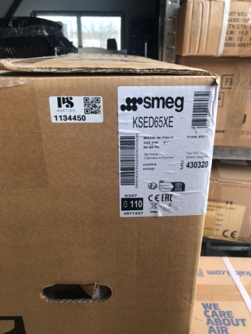 1134450-6 Smeg cooker hood 60 cm, Stainless steel KSED65XE