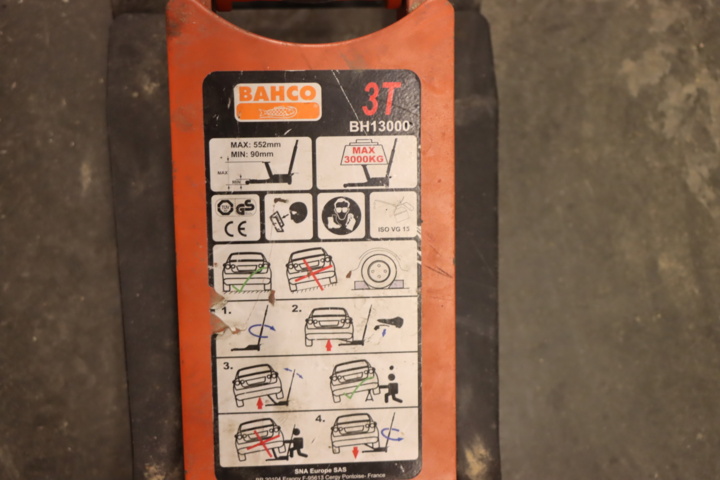 1139880-6 Garage jack Bahco BH13000 3ton