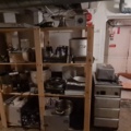 1067300-1 Everything in the storeroom - 2 shelves with various kitchen utensils