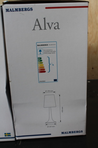 1142051-3 2 table lamps Alva