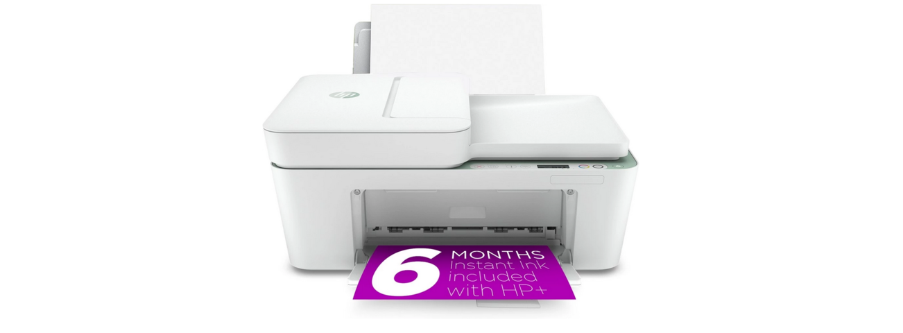 1097317-2 Printer HP DeskJet 4122e All-in-one Color Inkjet Printer A4 HP Smart App