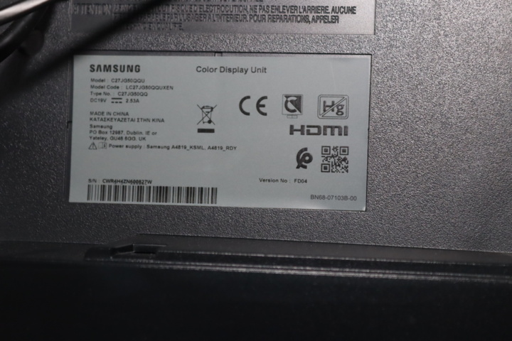 1155869-3 Samsung 27 inch computer monitor