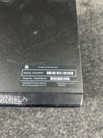 1117103-9 Computer HP ProDesk 490 G3 MT Business PC