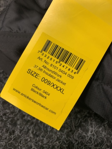 1158125-3 Jacket Snickers Workwear 8101 AllroundWork, Size 3XL