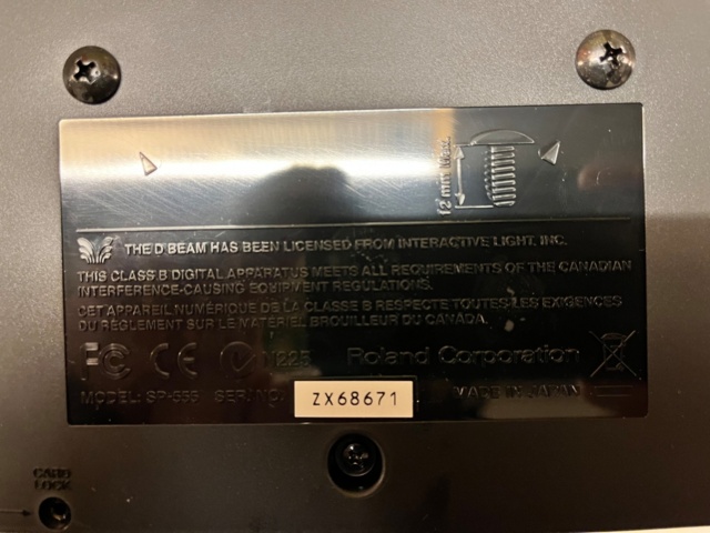 1154972-3 Roland Sampler type SP555. 2 pcs