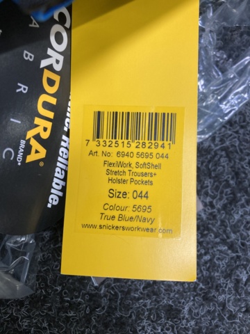 1155810-2 Work trousers Snickers Workwear 6940 FlexiWork, Size C44