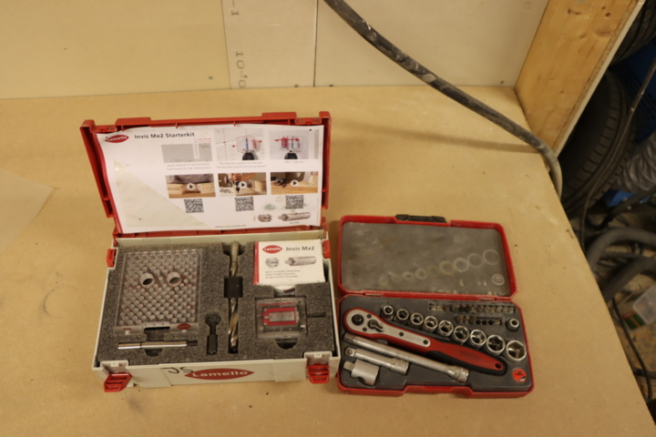 1139888-1 Starter set Lamello Invis Mx2 + Socket wrench set
