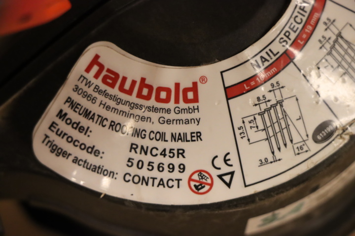 1139912-2 Cardboard nailer Haubold RNC45R pmeumatic