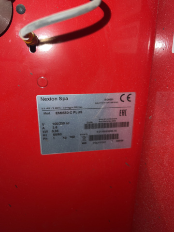 1117119-4 Tire balancing machine Corghi EM 9550-C Plus - 2020