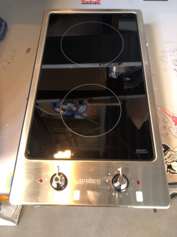 1134468-2 Smeg Glass ceramic hob 30cm Domino PDXS30C