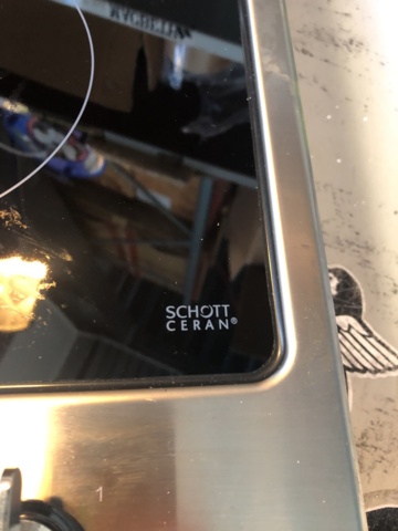 1134468-6 Smeg Glass ceramic hob 30cm Domino PDXS30C