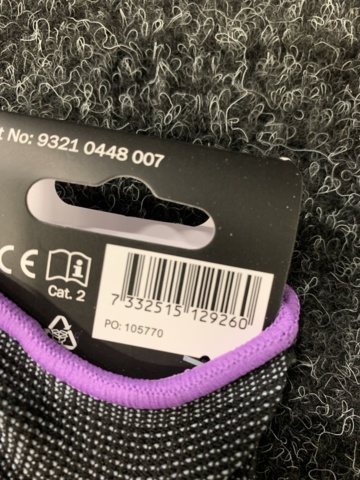 1158864-4 20 pcs Gloves Snickers Workwear 9321 Precision Flex Light, Size 7