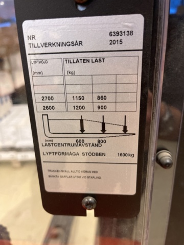 1146582-17 Track stacker - Toyota BT Staxio SWE120L - 175 hours