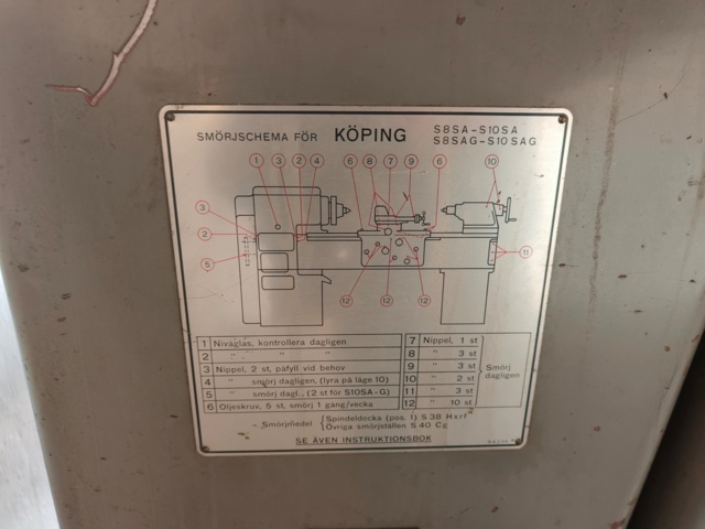928835-10 Lathe Köping S8SA