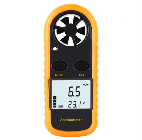1158891-1 2 st Digital vindhastighets- och temperaturmätare