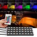 1159120-1 2 pcs Universal LED car floor lighting with remote control