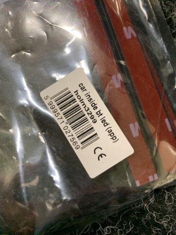 1159120-4 2 pcs Universal LED car floor lighting with remote control