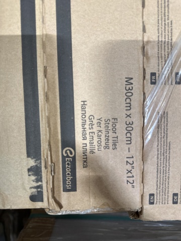 1064944-6 Clinker White Mat Ral 9016, 30x30 approx. 19 square meters