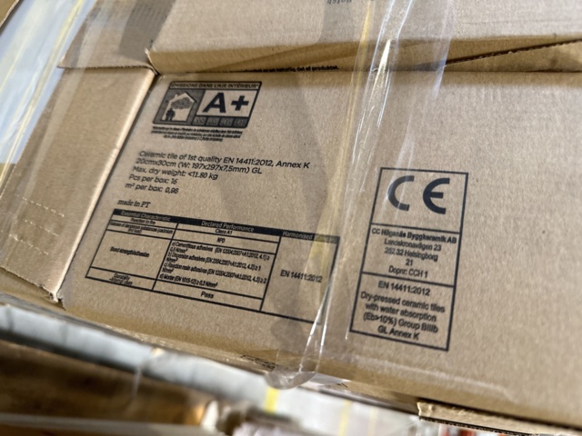 1064977-8 Tile/wall tiles White Glossy 20x30 - 10.56m2 - 11 pack