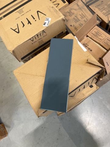 1065005-2 Tiles 10x30 Architect Prussian Blue Glossy Ral 10pc package