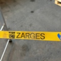 899457-4 Stepladder Zarges Z300 is a flanged stepladder with practical toolbox., 7 steps