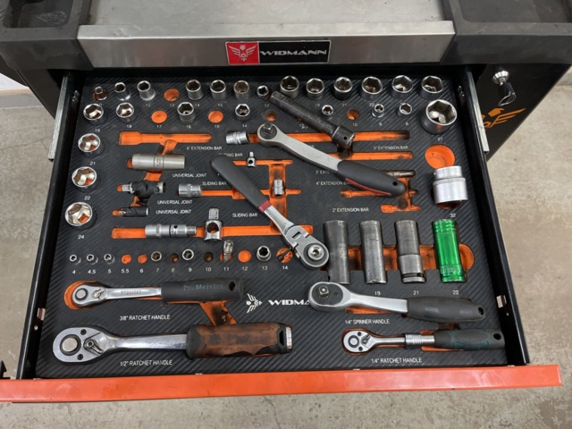 1078636-4 Tool trolley with contents - Widmann