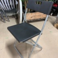 1067378-1 Black plastic folding chair GUNDE Ikea 30 pcs
