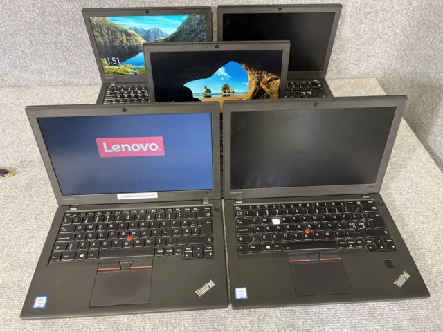 1131909-2 Laptops x5, Lenovo ThinkPad X260 & X270 (repair item)