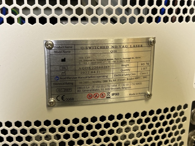 1131926-5 IDS, Q-switched ND:YAG Laser Q10 -2022