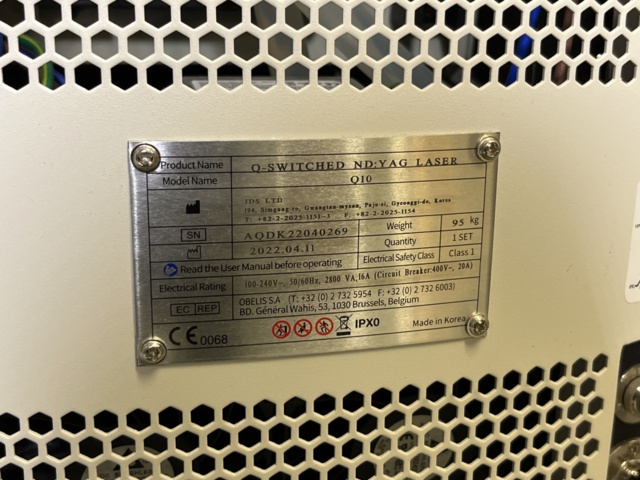 1131926-6 IDS, Q-switched ND:YAG Laser Q10 -2022