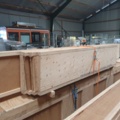 1120892-5 Lot with glulam beams