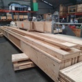 1120892-7 Lot with glulam beams