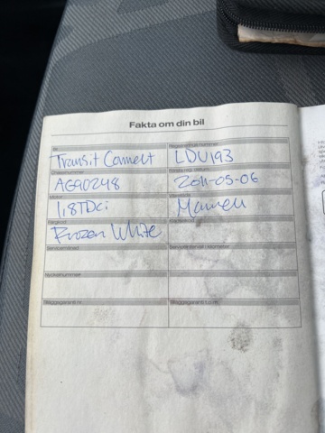 1121638-22 Ford Transit Connect T220 1.8 TDCi - 2011