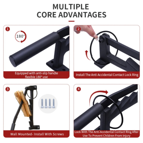 1161368-3 Wood splitter Wall mounted