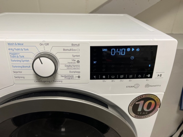 1052835-3 Washer/Dryer - Beko 7 Wash 4 Dry