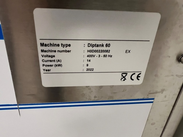 1052840-7 Vacuum machine Henkelman Diptank DT60 shrink tank - 2022