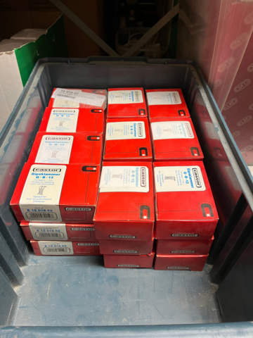 1149028-1 Plaster staples 5-7mm, 30 cartons - Castor GB-13