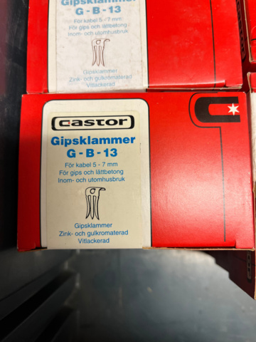 1149028-2 Plaster staples 5-7mm, 30 cartons - Castor GB-13