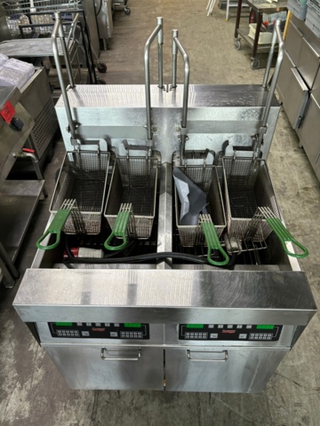 899804-2 Frymaster double fryer, 4 baskets